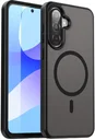 Samsung Galaxy A27 Hybrid Hoesje met MagSafe Back Cover Matte Zwart