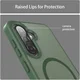 Samsung Galaxy A27 Hybrid Hoesje met MagSafe Back Cover Matte Groen afbeelding 8