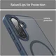 Samsung Galaxy A27 Hybrid Hoesje met MagSafe Back Cover Matte Blauw afbeelding 8