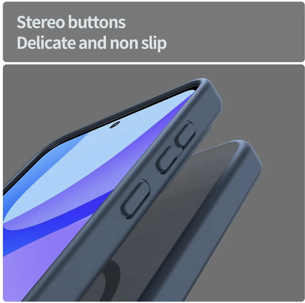 Samsung Galaxy A27 Hybrid Hoesje met MagSafe Back Cover Matte Blauw afbeelding 6
