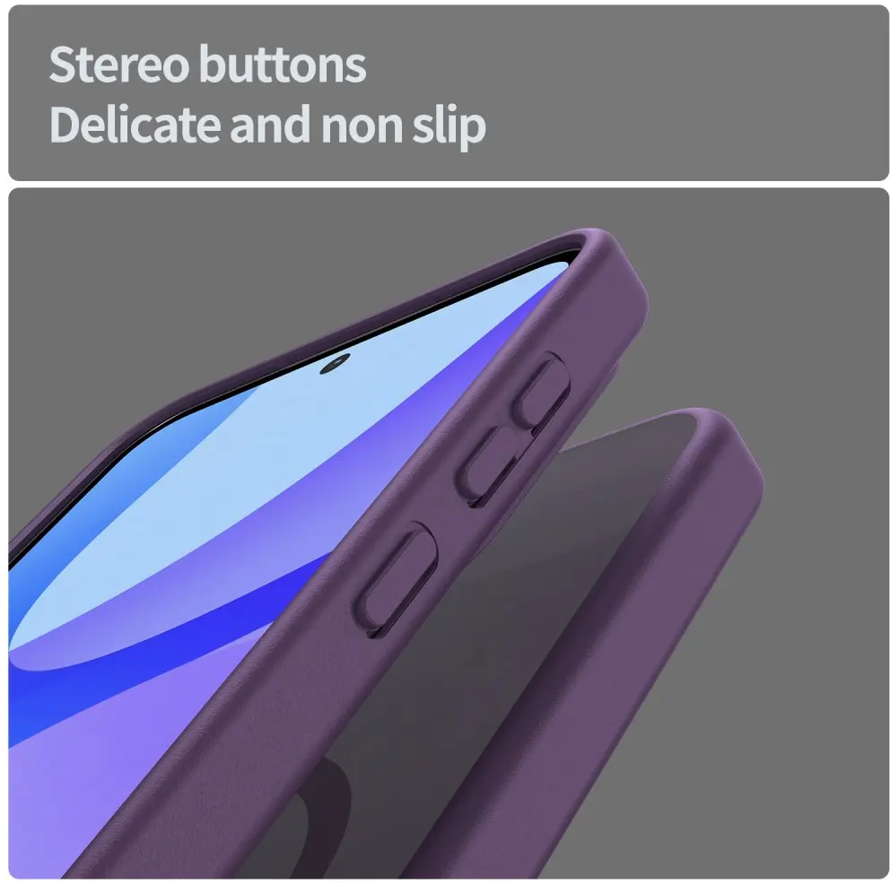 Samsung Galaxy A27 Hybrid Hoesje met MagSafe Back Cover Matte Paars afbeelding 6