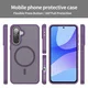 Samsung Galaxy A27 Hybrid Hoesje met MagSafe Back Cover Matte Paars afbeelding 9