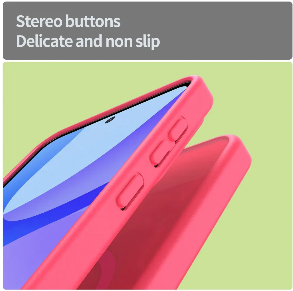 Samsung Galaxy A27 Hybrid Hoesje met MagSafe Back Cover Matte Roze afbeelding 5