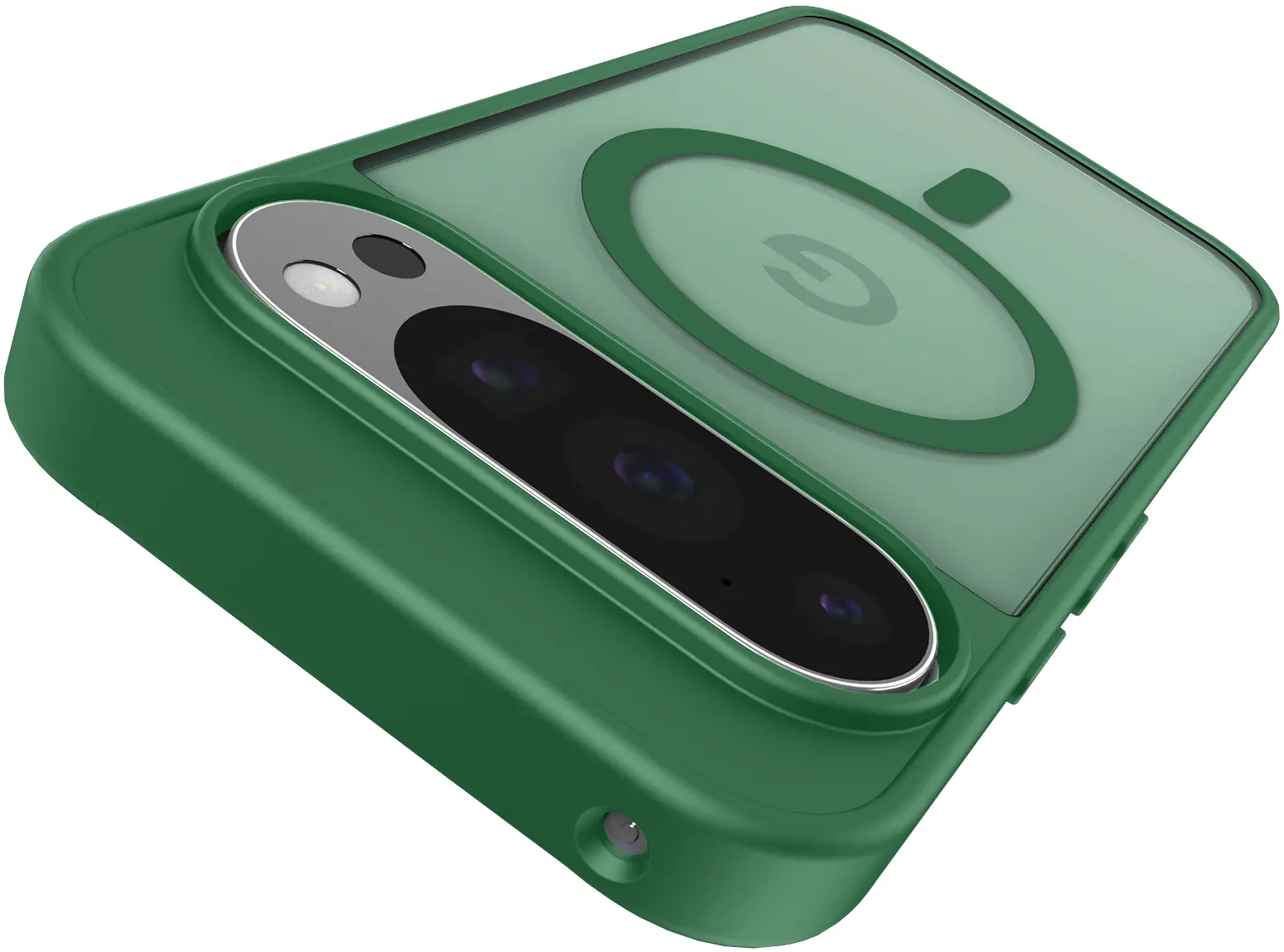 Google Pixel 11 (Pro) Hybrid Hoesje met MagSafe Back Cover Matte Groen afbeelding 11