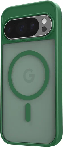 Google Pixel 11 (Pro) Hybrid Hoesje met MagSafe Back Cover Matte Groen afbeelding 8