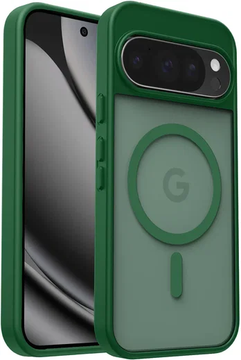 Google Pixel 11 (Pro) Hybrid Hoesje met MagSafe Back Cover Matte Groen afbeelding 1