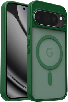 Google Pixel 11 (Pro) Hybrid Hoesje met MagSafe Back Cover Matte Groen