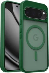 Google Pixel 11 (Pro) Hybrid Hoesje met MagSafe Back Cover Matte Groen afbeelding