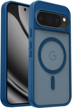 Google Pixel 11 (Pro) Hybrid Hoesje met MagSafe Back Cover Matte Blauw