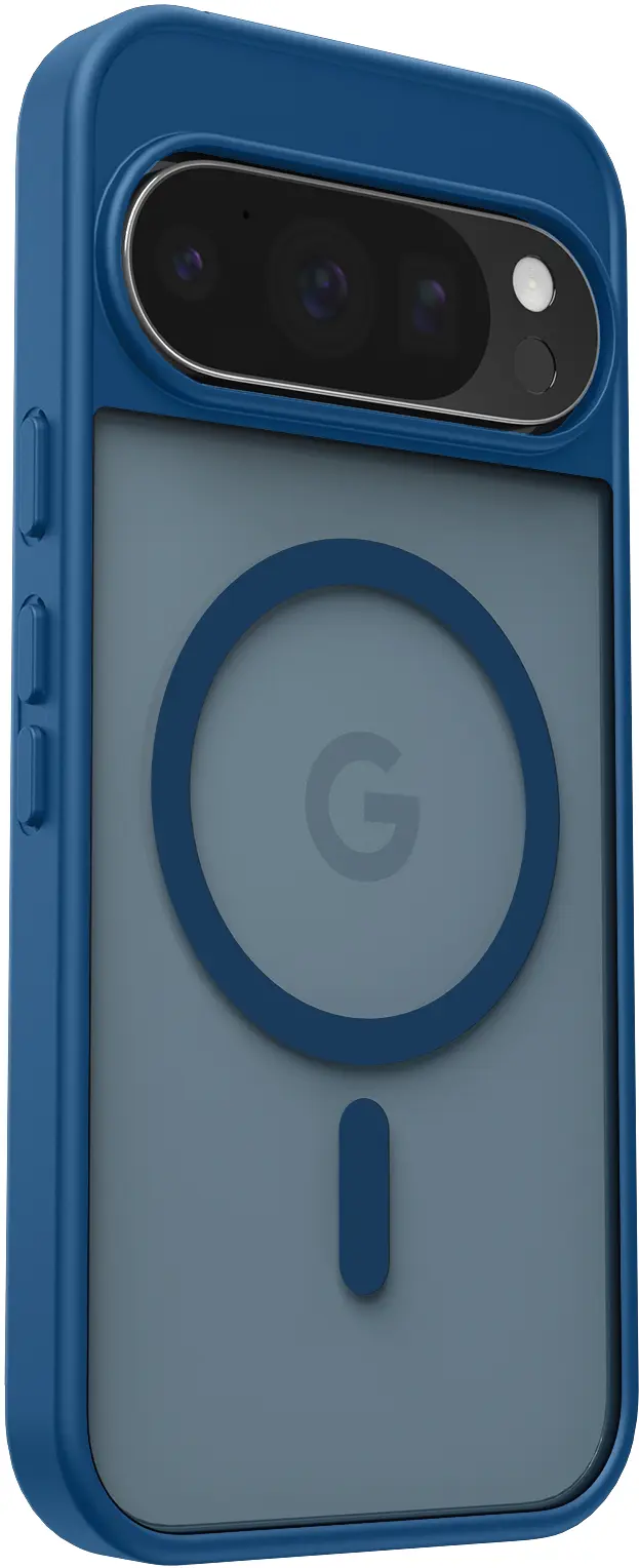 Google Pixel 11 (Pro) Hybrid Hoesje met MagSafe Back Cover Matte Blauw afbeelding 5