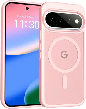 Google Pixel 11 Hybrid Hoesje met MagSafe Back Cover Matte Roze