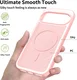Google Pixel 11 Hybrid Hoesje met MagSafe Back Cover Matte Roze afbeelding 7