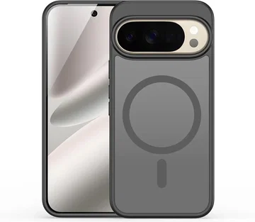 Google Pixel 11 (Pro) Hybrid Hoesje met MagSafe Back Cover Matte Zwart