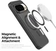Google Pixel 11 (Pro) Hybrid Hoesje met MagSafe Back Cover Matte Zwart afbeelding 5