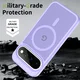 Google Pixel 11 (Pro) Hybrid Hoesje met MagSafe Back Cover Matte Paars afbeelding 2