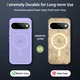 Google Pixel 11 (Pro) Hybrid Hoesje met MagSafe Back Cover Matte Paars afbeelding 8