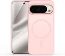 Google Pixel 11 (Pro) Hybrid Hoesje met MagSafe Back Cover Matte Roze