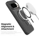 Google Pixel 11 Pro XL Hybrid Hoesje met MagSafe Back Cover Matte Zwart afbeelding 6