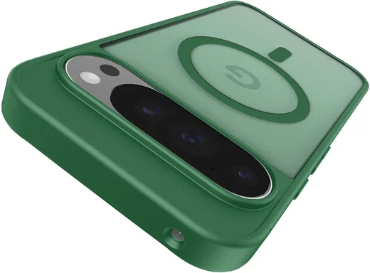 Google Pixel 11 Pro XL Hybrid Hoesje met MagSafe Back Cover Matte Groen afbeelding 9