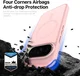 Google Pixel 11 Pro XL Hybrid Hoesje met MagSafe Back Cover Matte Roze afbeelding 2