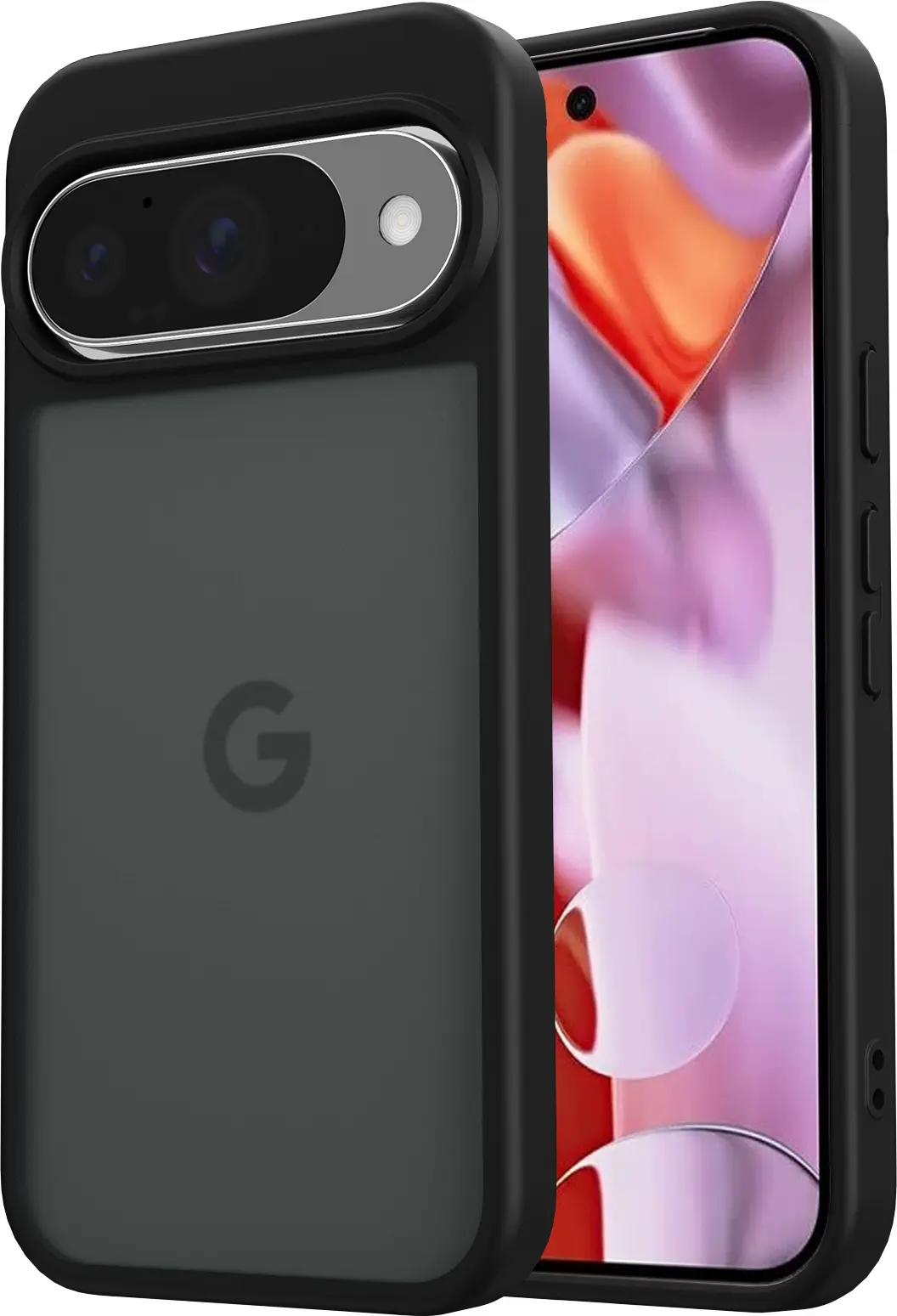 Google Pixel 11 Pro Hoesje Back Cover Matte Zwart afbeelding 2