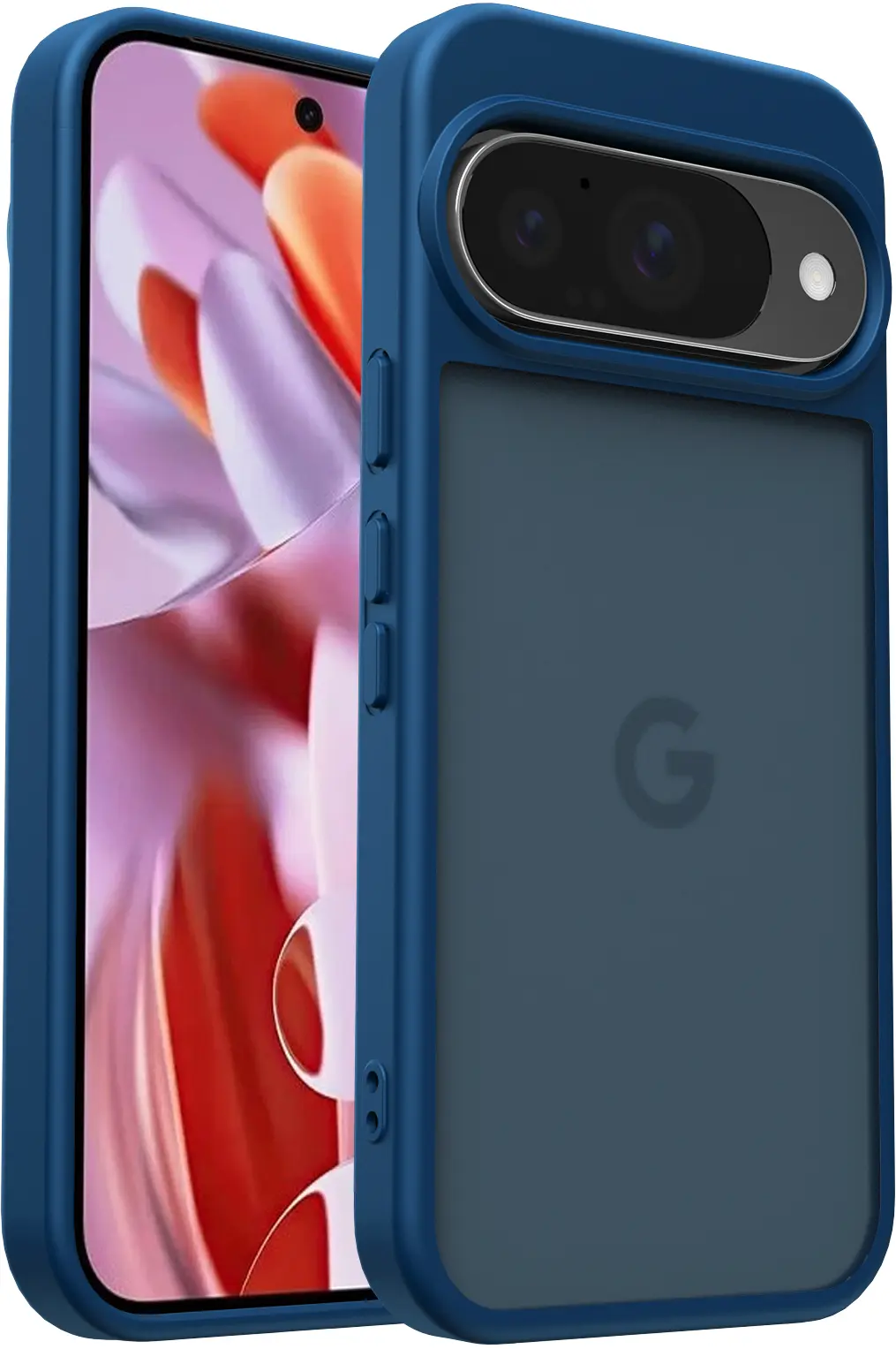 Google Pixel 11 Pro Hoesje Back Cover Matte Blauw afbeelding 1