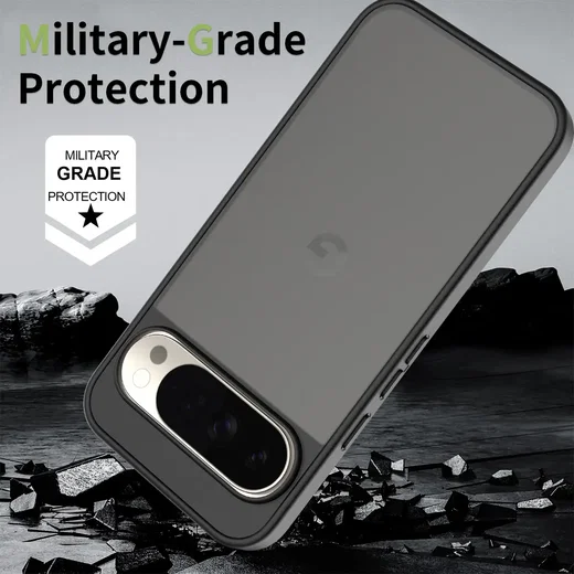 Google Pixel 11 Pro XL Hoesje Back Cover Matte Zwart afbeelding 2
