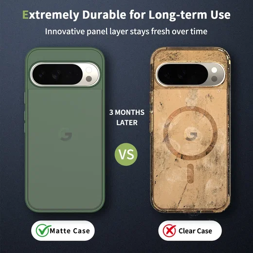 Google Pixel 11 Pro XL Hoesje Back Cover Matte Groen afbeelding 6