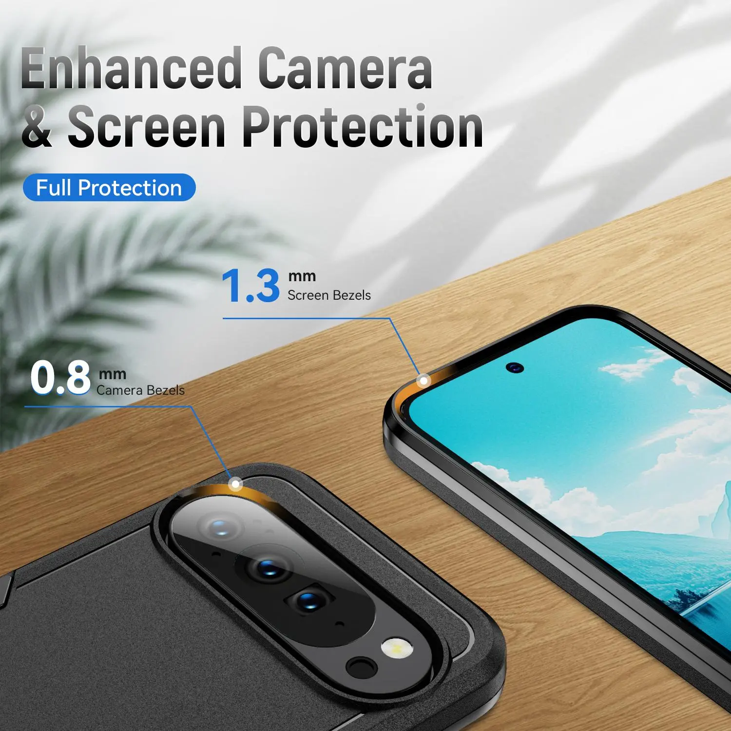 Google Pixel 11 / 11 Pro Hoesje Schokbestendige Hardcase Back Cover Zwart afbeelding 3