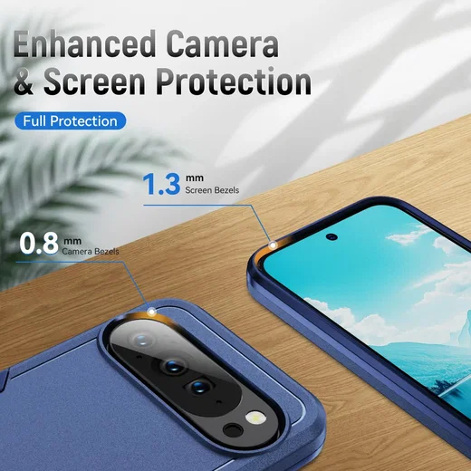 Google Pixel 11 / 11 Pro Hoesje Schokbestendige Hardcase Back Cover Blauw afbeelding 3