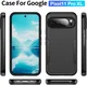 Google Pixel 11 Pro XL Hoesje Schokbestendige Hardcase Back Cover Zwart afbeelding 2