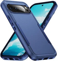 Google Pixel 11 Pro XL Hoesje Schokbestendige Hardcase Back Cover Blauw afbeelding