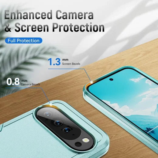 Google Pixel 11 Pro XL Hoesje Schokbestendige Hardcase Back Cover Groen afbeelding 3