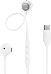 JBL Tune 305C Bedrade In-Ear USB-C Oordopjes met Ingebouwde Microfoon Wit afbeelding