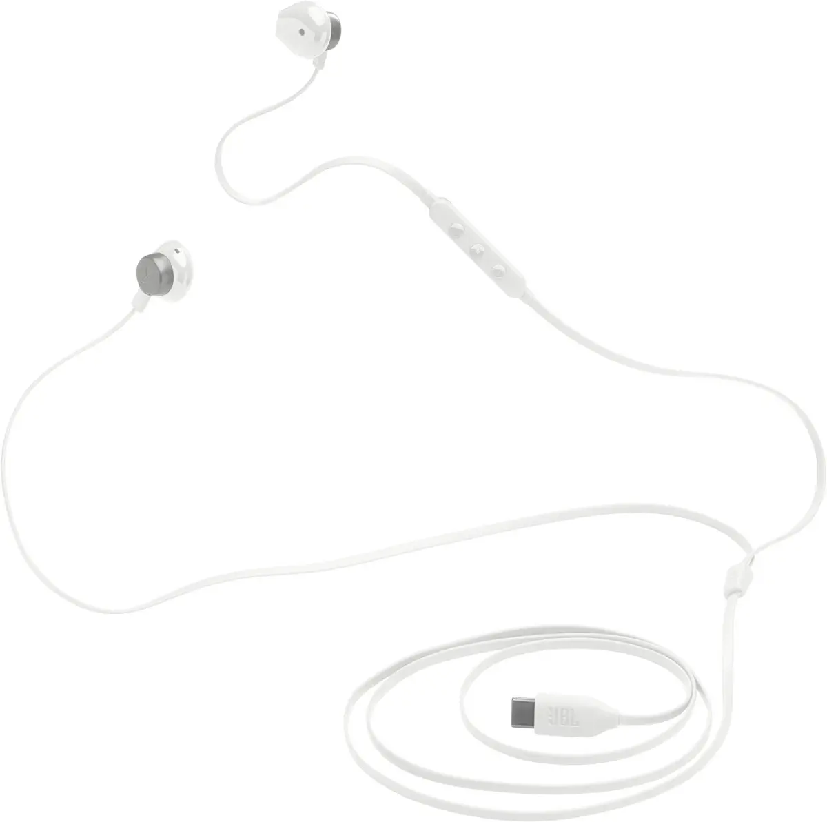 JBL Tune 305C Bedrade In-Ear USB-C Oordopjes met Ingebouwde Microfoon Wit afbeelding 4