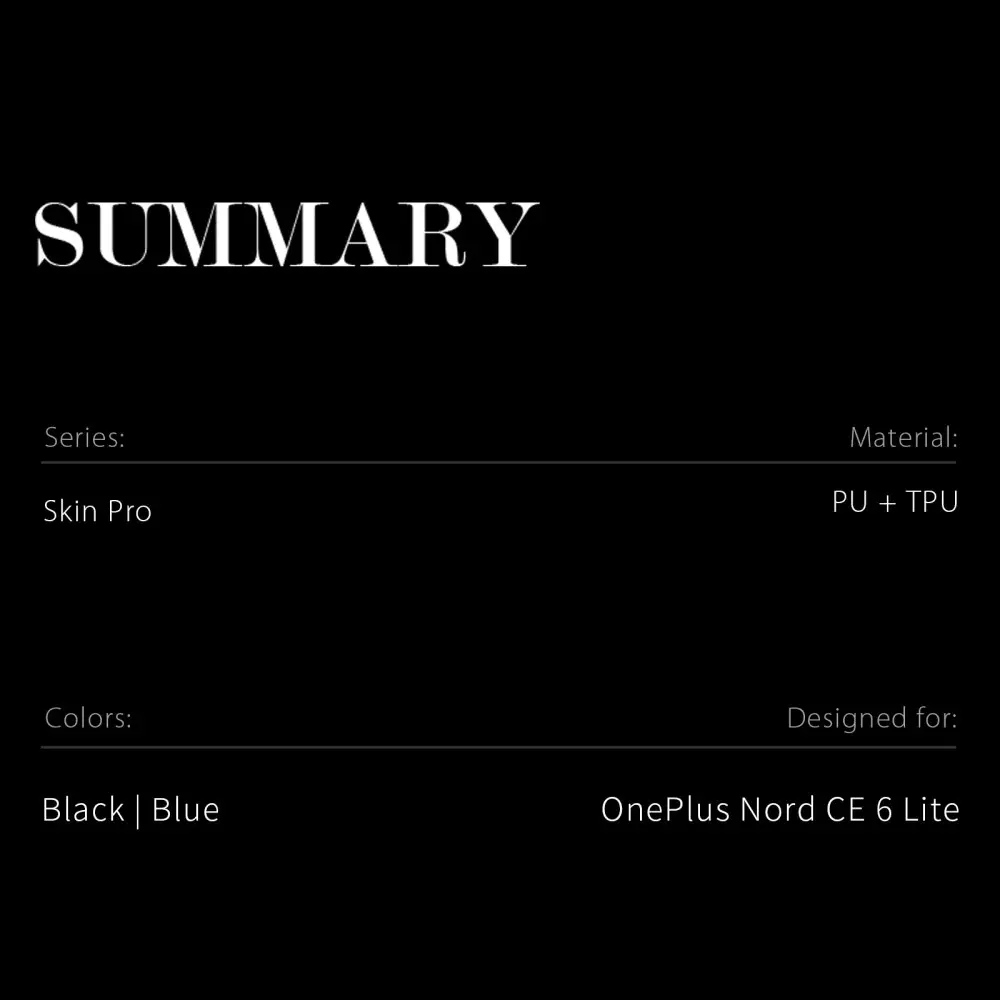 Dux Ducis Skin Pro OnePlus Nord CE 6 Lite Hoesje Portemonnee Book Case Blauw afbeelding 10