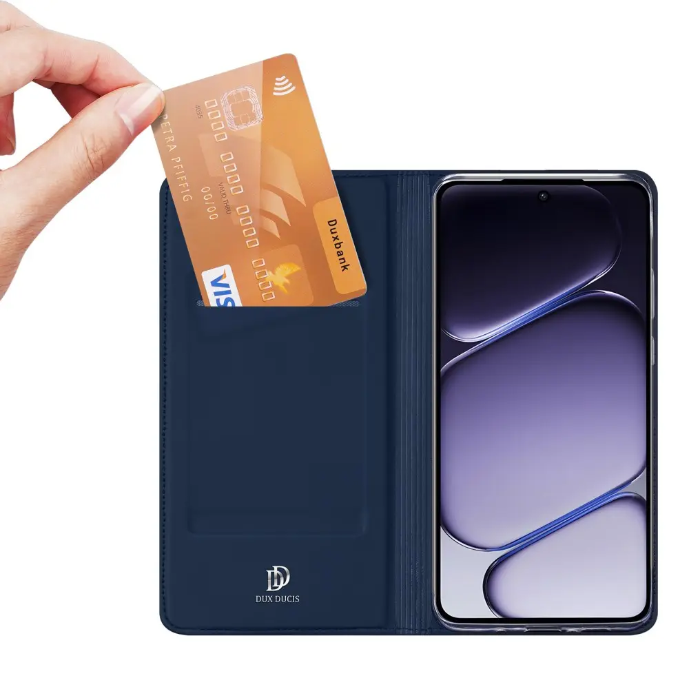 Dux Ducis Skin Pro OnePlus Nord CE 6 Lite Hoesje Portemonnee Book Case Blauw afbeelding 2