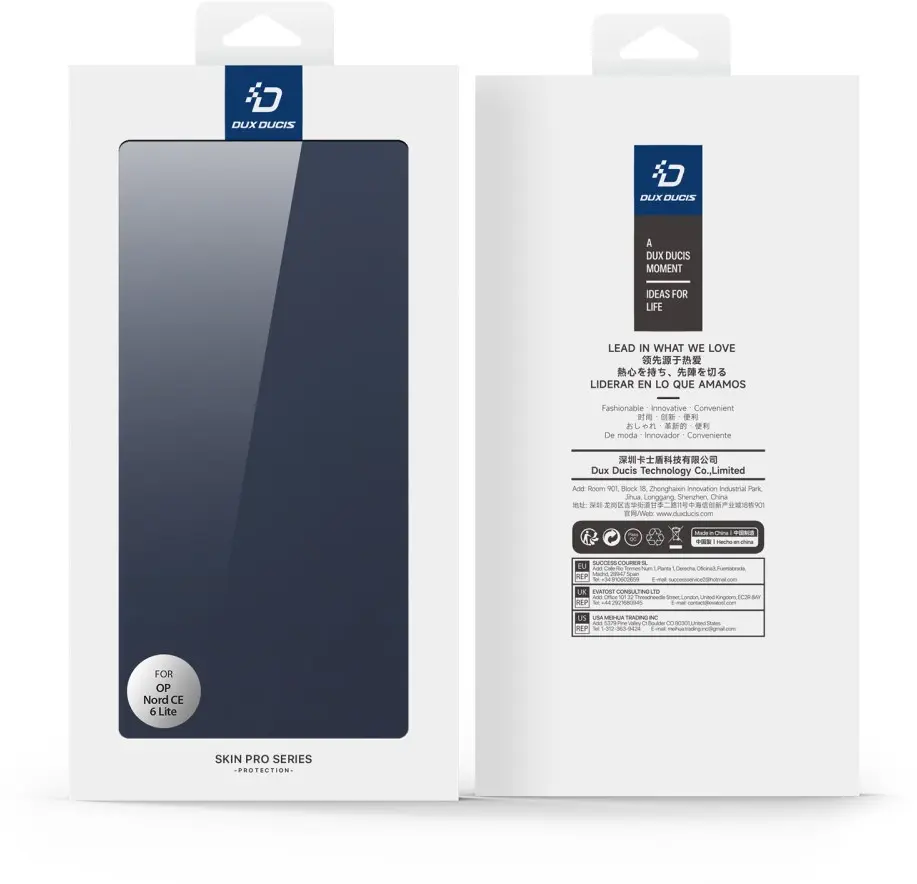 Dux Ducis Skin Pro OnePlus Nord CE 6 Lite Hoesje Portemonnee Book Case Blauw afbeelding 11