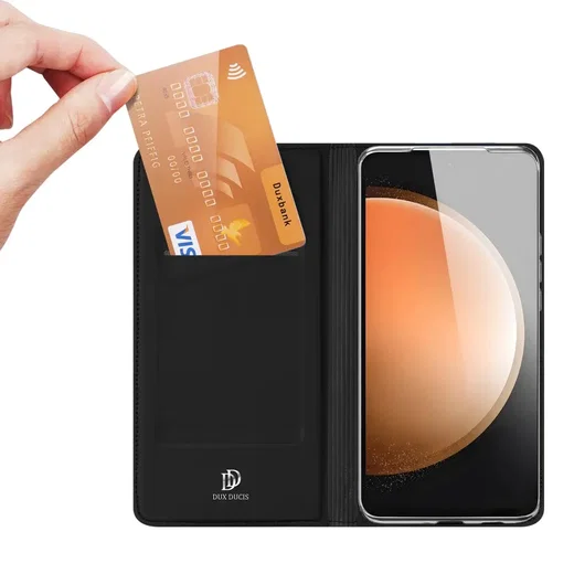 Dux Ducis Skin Pro Samsung Galaxy S26 FE Hoesje Portemonnee Book Case Zwart afbeelding 4