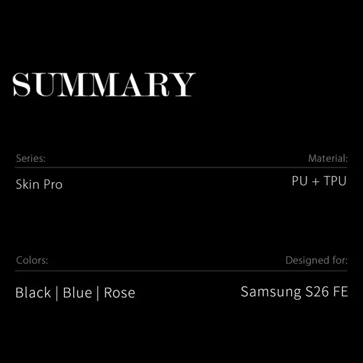 Dux Ducis Skin Pro Samsung Galaxy S26 FE Hoesje Portemonnee Book Case Blauw afbeelding 10