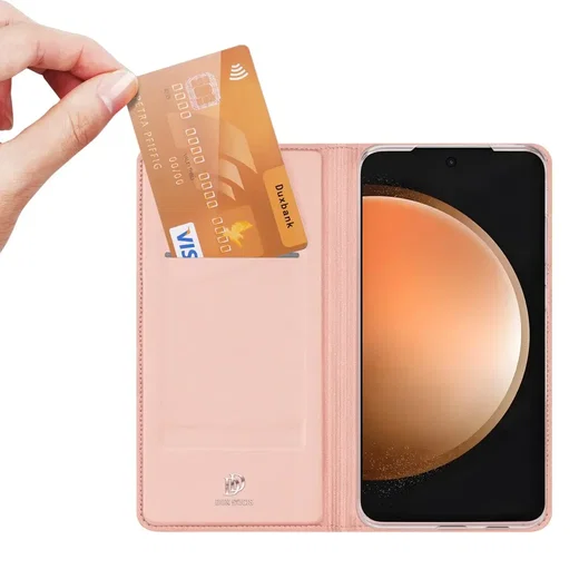 Dux Ducis Skin Pro Samsung Galaxy S26 FE Hoesje Portemonnee Book Case Roze afbeelding 4
