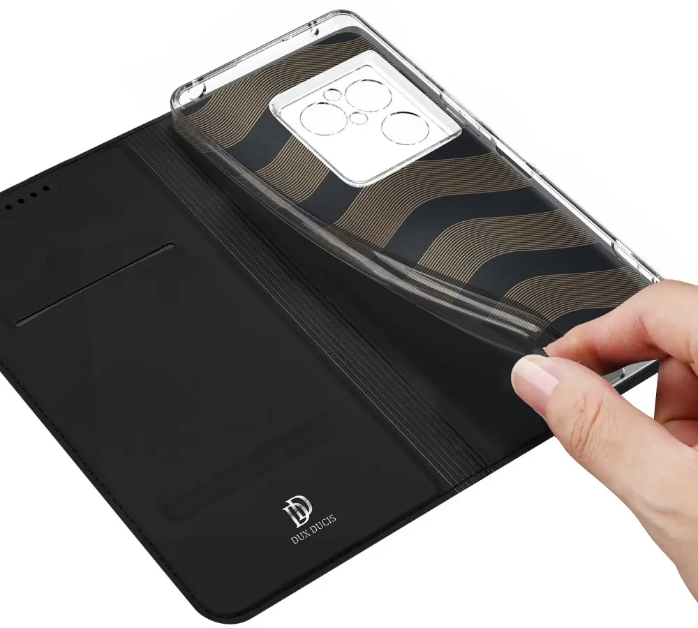 Dux Ducis Skin Pro Sony Xperia 1 VIII Hoesje Portemonnee Book Case Zwart afbeelding 8