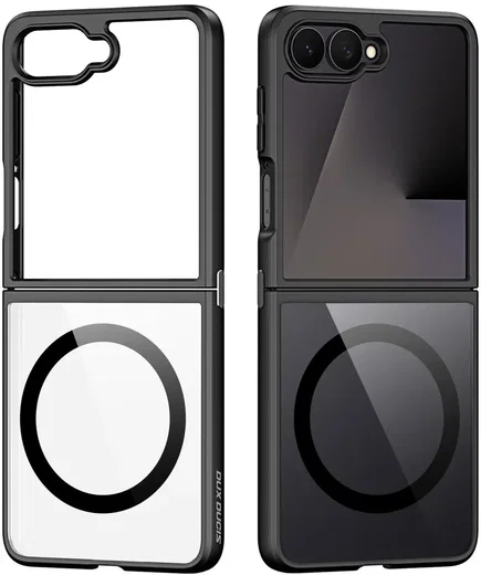 Dux Ducis Aimo Samsung Galaxy Z Flip 8 Hoesje MagSafe Back Cover Zwart afbeelding 2