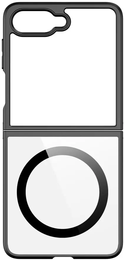 Dux Ducis Aimo Samsung Galaxy Z Flip 8 Hoesje MagSafe Back Cover Zwart afbeelding 11