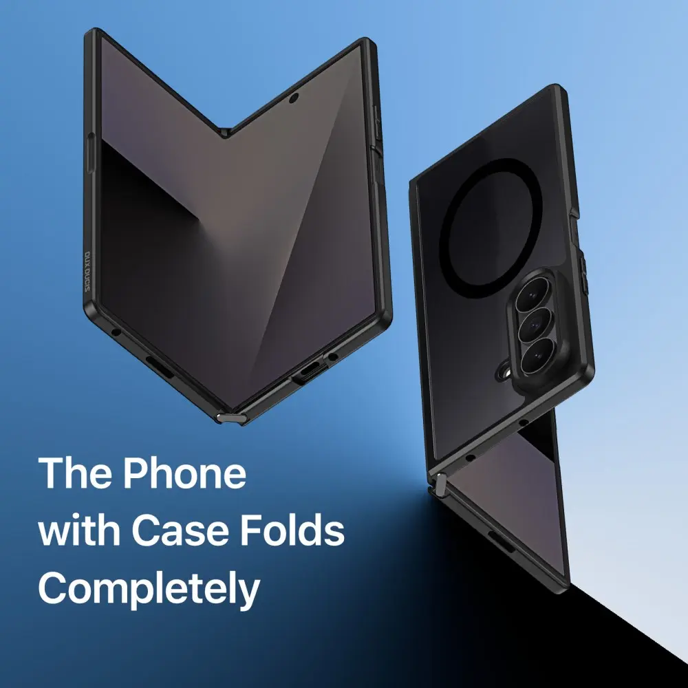 Dux Ducis Aimo Samsung Galaxy Z Fold 8 Hoesje MagSafe Back Cover Zwart afbeelding 8