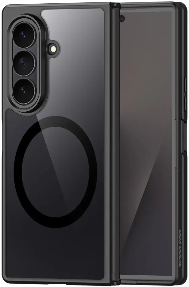 Dux Ducis Aimo Samsung Galaxy Z Fold 8 Hoesje MagSafe Back Cover Zwart afbeelding 1