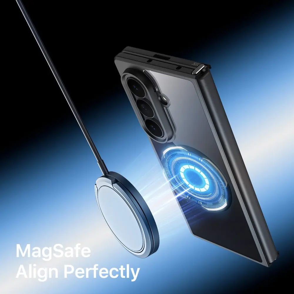 Dux Ducis Aimo Samsung Galaxy Z Fold 8 Hoesje MagSafe Back Cover Zwart afbeelding 5