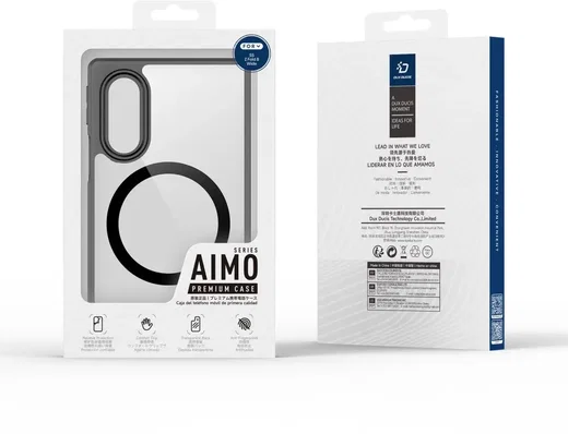 Dux Ducis Aimo Samsung Galaxy Z Fold 8 Wide Hoesje MagSafe Back Cover Zwart afbeelding 11