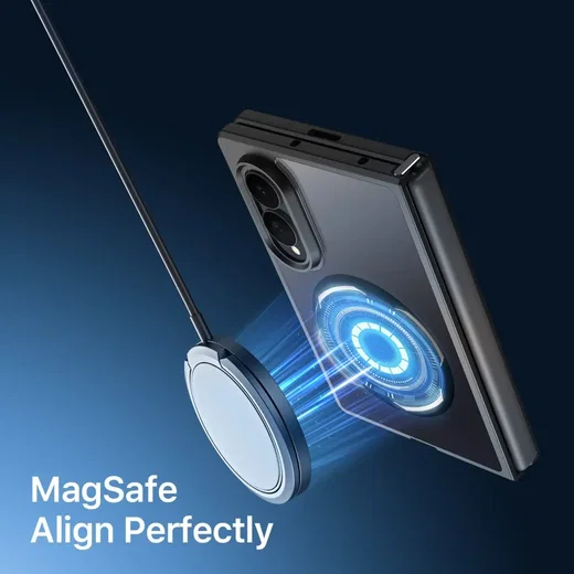 Dux Ducis Aimo Samsung Galaxy Z Fold 8 Wide Hoesje MagSafe Back Cover Zwart afbeelding 4
