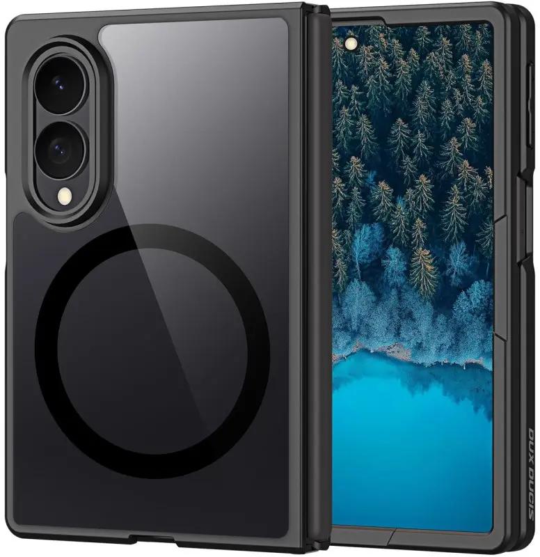 Dux Ducis Aimo Samsung Galaxy Z Fold 8 Wide Hoesje MagSafe Back Cover Zwart afbeelding 1